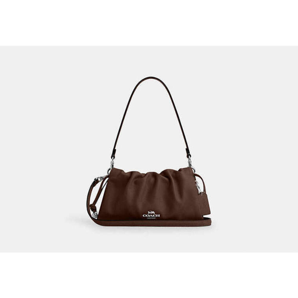 Coach Faye Dark Brown Leather Shoulder Bag